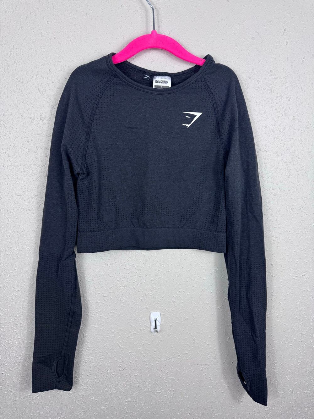 Gymshark Long Sleeve Cropped Shirt Womens Size Small